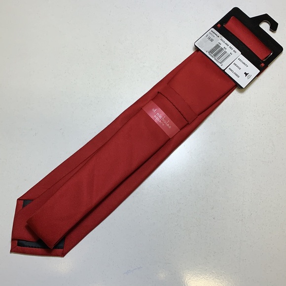 🎄Red St. Nicholas Square Tie NWT - Picture 4 of 7